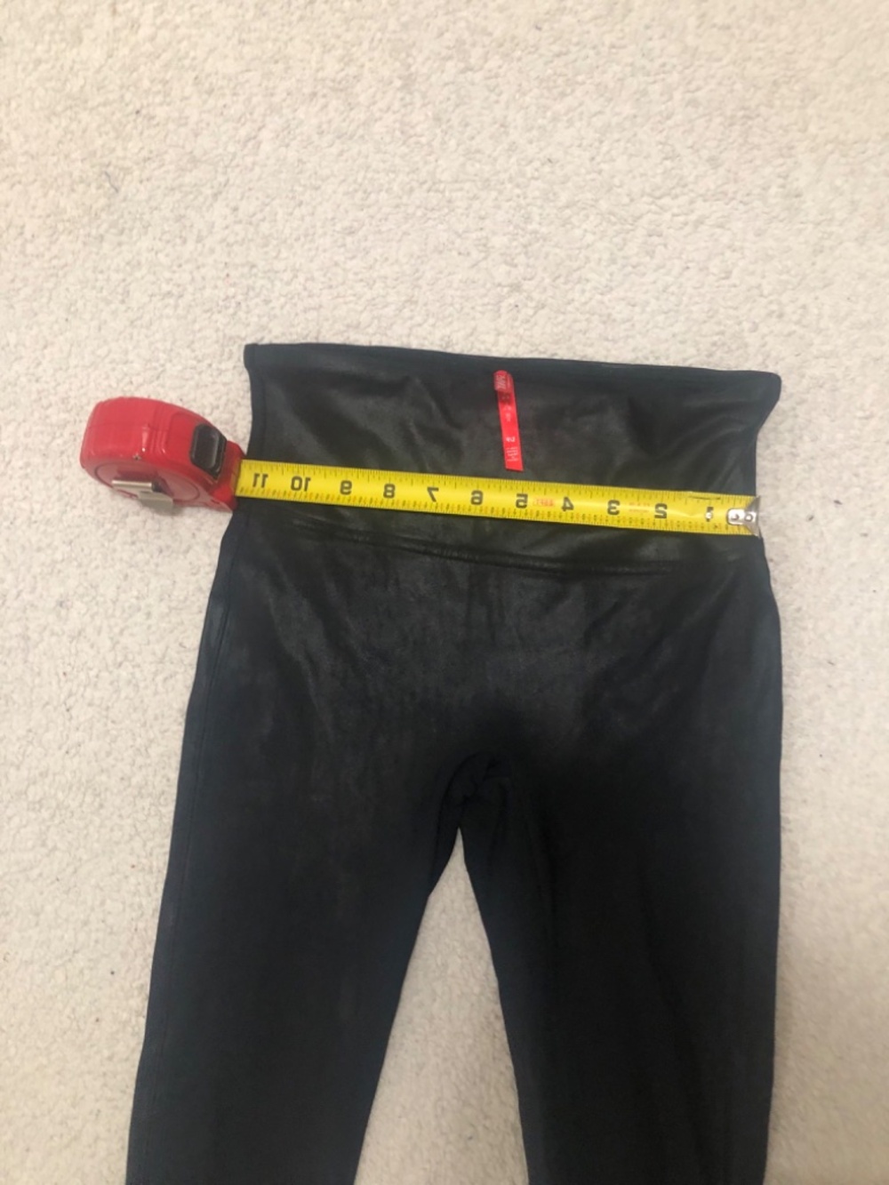 Spanx Faux Leather Leggings,  Size small Black - Picture 5 of 6